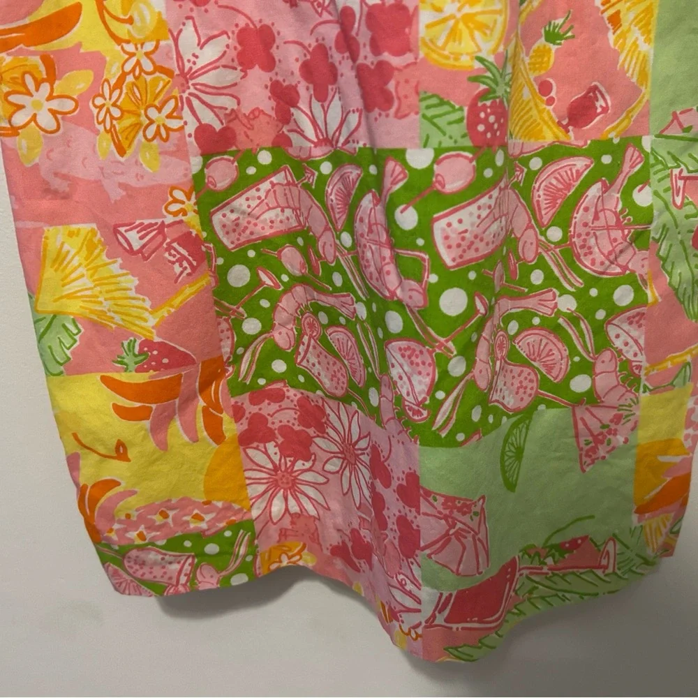 Lilly Pulitzer- Patchwork Shift Dress - Girls - Size: 8 - Picture 4 of 8